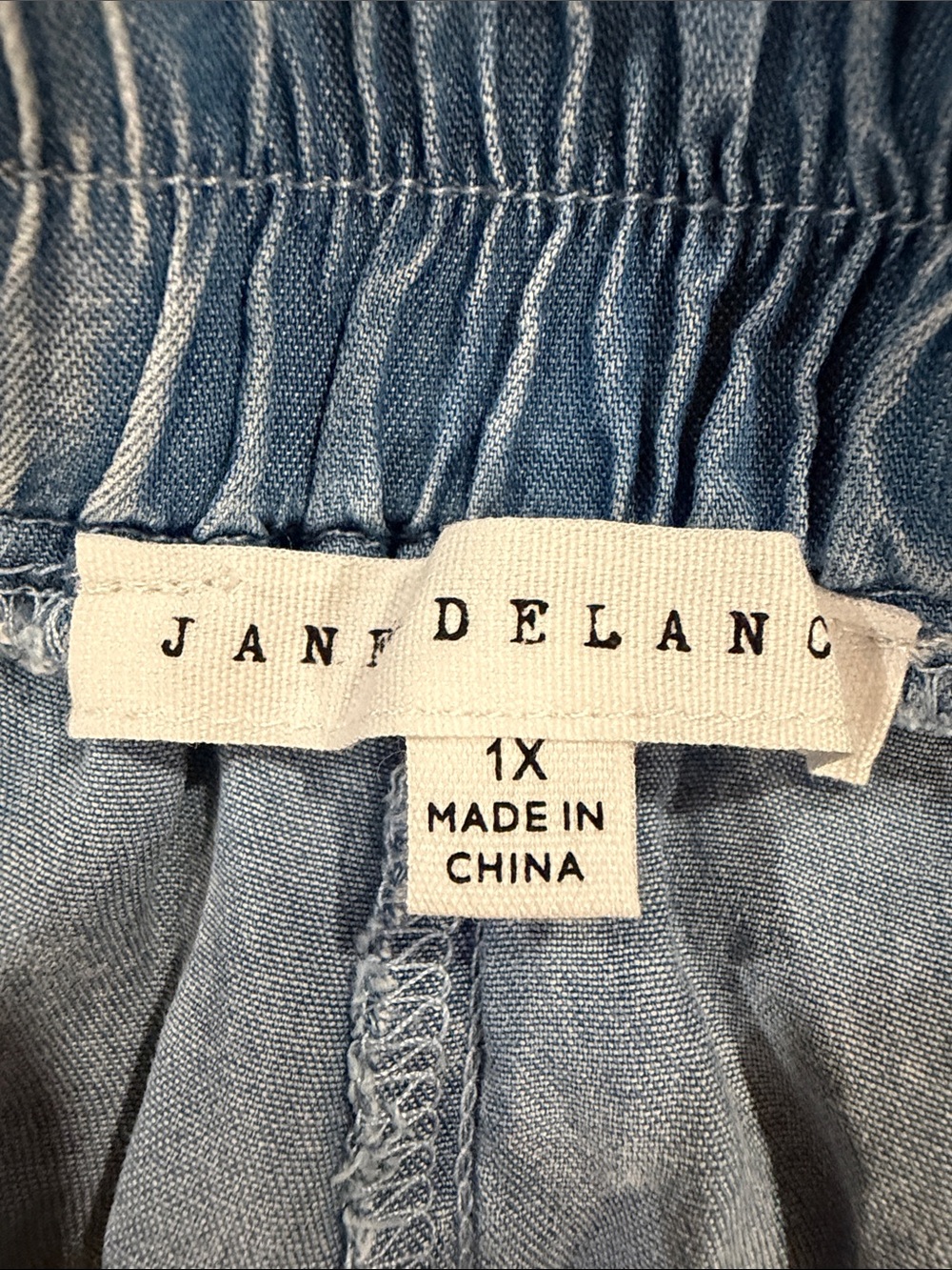Jane and Delancey Light Blue Paperbag-Waist Denim Shorts - Picture 3 of 7